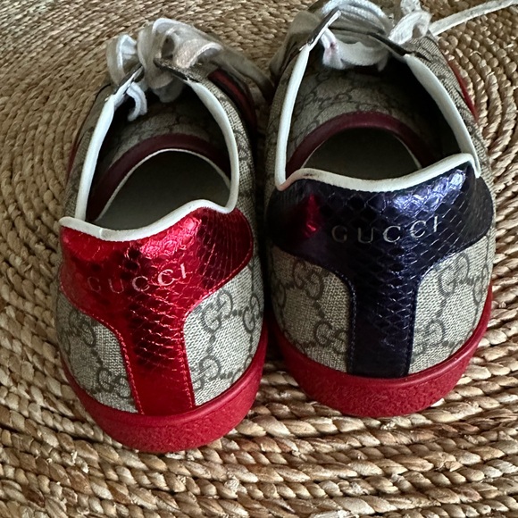 Gucci Ace GG Supreme 'Beige' Men’s Size 9.5 - Picture 5 of 9